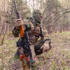 Soldat mit Zenit-BelOMO Zielfernrohr / Zielvisier / Optical Sight PO 3-9x42M auf Dragunov SVD